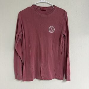 Comfort Colors Small University Of Arkansas Double Sided Long Sleeve Womens